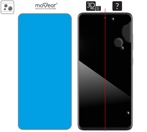 Rozmieszczenie kleju - warstwy adsorpcyjnej - dla szkła hartowanego moVear GLASS mSHIELD 3D PRO-E na Samsung Galaxy S10 Lite (G770) Rozmieszczenie kleju - warstwy adsorpcyjnej - pod całą powierzchnią szkła moVear GLASS mSHIELD 3D PRO-E na Samsung Galaxy S10 Lite (6.7