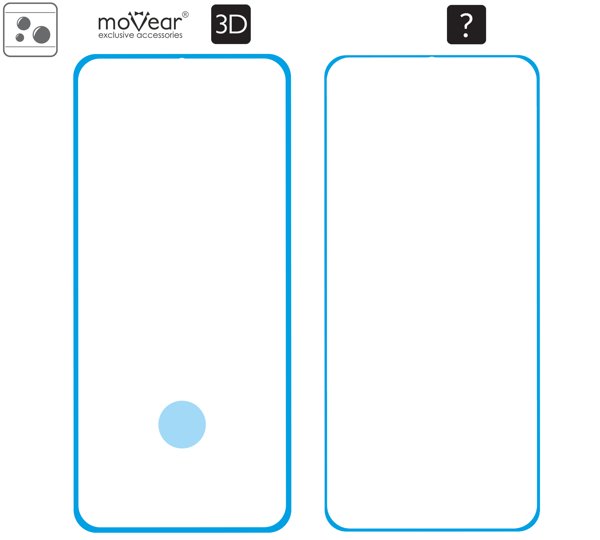 Rozmieszczenie kleju dla szkła hartowanego moVear GLASS mSHIELD 3D na Samsung Galaxy S20 Ultra (G988) Rozmieszczenie bardzo lepkiego kleju na brzegach szkła moVear GLASS mSHIELD 3D na Samsung Galaxy S20 Ultra (G988)