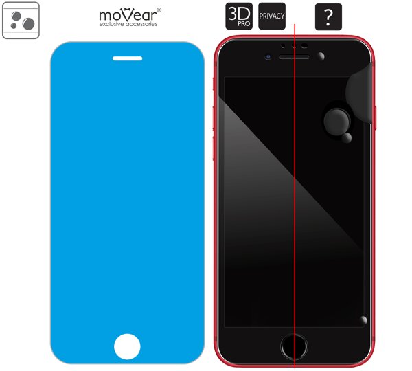 Rozmieszczenie kleju - warstwy adsorpcyjnej - dla szkła hartowanego moVear GLASS mSHIELD 3D PRO privacy na Apple iPhone SE 2/3 & 8 / 7 Rozmieszczenie kleju - warstwy adsorpcyjnej - pod całą powierzchnią szkła moVear GLASS mSHIELD 3D PRO privacy na Apple iPhone SE (2022 / 2020) / 8 / 7 (4.7