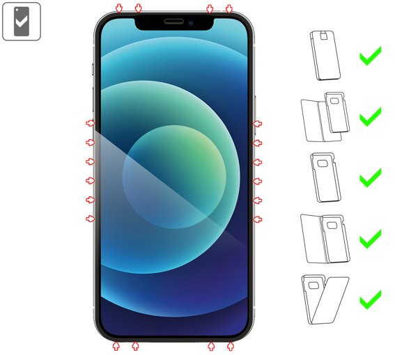 Do jakich typów etui pasuje moVear GLASS mSHIELD 2.5D MAX na iPhone 12 Pro / 12 (6.1 GLASS mSHIELD 2.5D MAX na iPhone 12 Pro / 12 (6.1