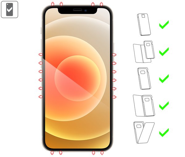 Do jakich typów etui pasuje moVear GLASS mSHIELD 3D PRO-E na iPhone 12 Mini (5.4 moVear GLASS mSHIELD 3D PRO-E na Apple iPhone 12 Mini (5.4
