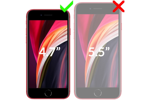 Kompatybilność szkła hartowanego moVear GLASS mSHIELD 3D PRO MATT na iPhone SE 2022, SE 2020, 8, 7 Obrazek prezentujący kompatybilność szkła hartowanego moVear GLASS mSHIELD 3D PRO MATT na Apple iPhone SE (2022 / 2020) / 8 / 7 (4.7