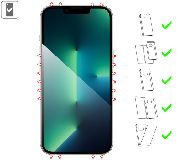Do jakich typów etui pasuje moVear GLASS mSHIELD 2.5D MAX privacy na iPhone 14 / 13 / 13 Pro (6.1 GLASS mSHIELD 2.5D MAX privacy na iPhone 14 / 13 / 13 Pro (6.1