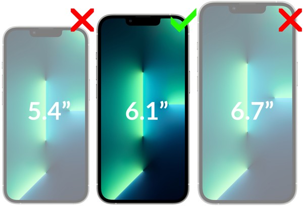 Kompatybilność szkła hartowanego moVear GLASS mSHIELD 2.5D MAX privacy na iPhone 14 / 13 / 13 Pro Obrazek prezentujący kompatybilność szkła hartowanegomoVear mSHIELD 2.5D MAX privacy na iPhone 14 / 13 / 13 Pro (6.1