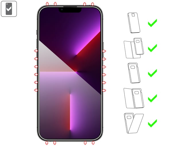 mBOX GLASS mSHIELD 2.5D na Apple iPhone 14 Plus / 13 Pro Max (6.7