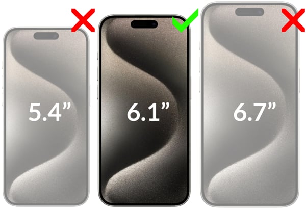 Kompatibilität des moVear gehärteten Glases mBOX GLASS mSHIELD 3D PRO privacy für iPhone 15 Pro Ein Bild, das die Kompatibilität des gehärteten Glases moVear mBOX GLASS mSHIELD 3D PRO privacy auf iPhone 15 Pro zeigt. Um Fehler beim Kauf zu vermeiden, achten Sie bitte auf das genaue Modell Ihres Telefons.